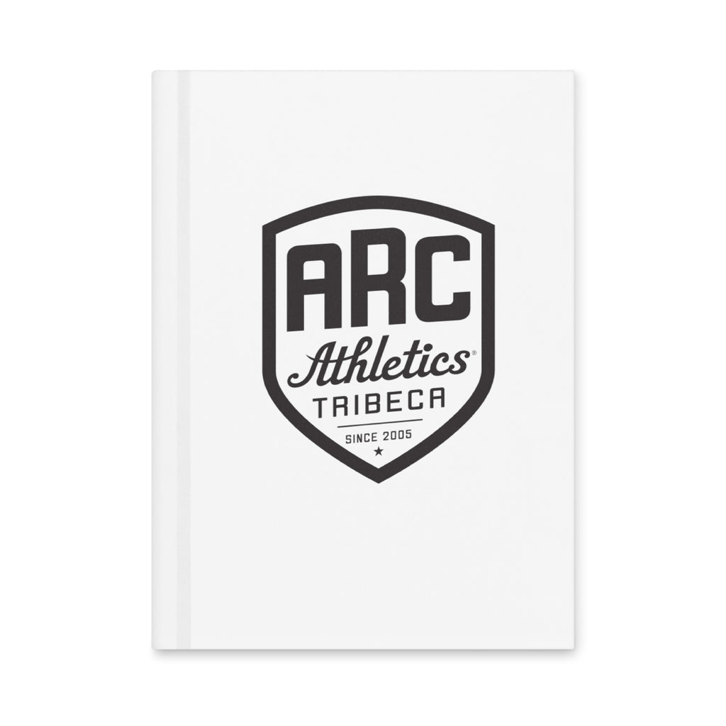 Hardcover Journal: White w ARC logo