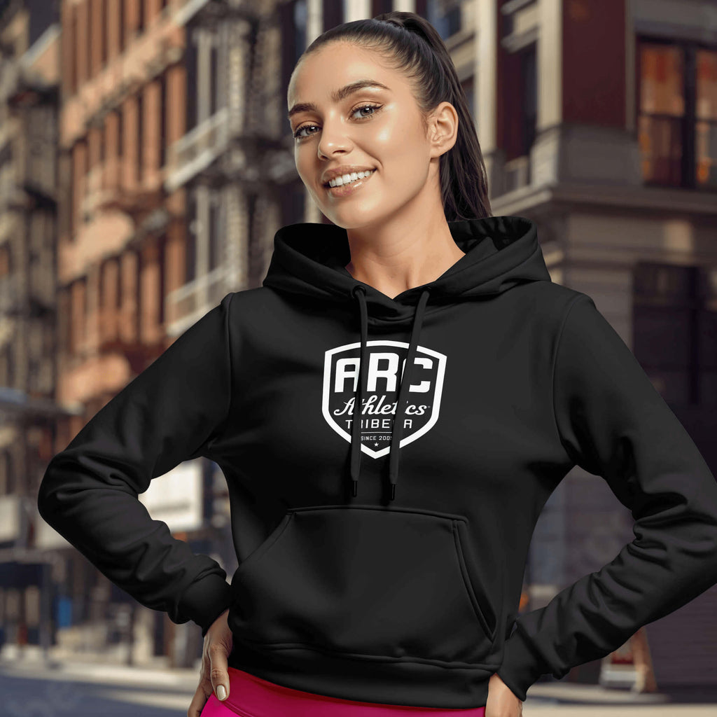 Unisex Heavy Blend Hoodie: Black w ARC logo