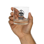 On-the-Rocks Cocktail Glass w MEAN GENE logo