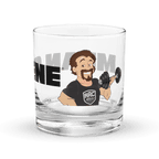 On-the-Rocks Cocktail Glass: w STRONGMAN GENE logo