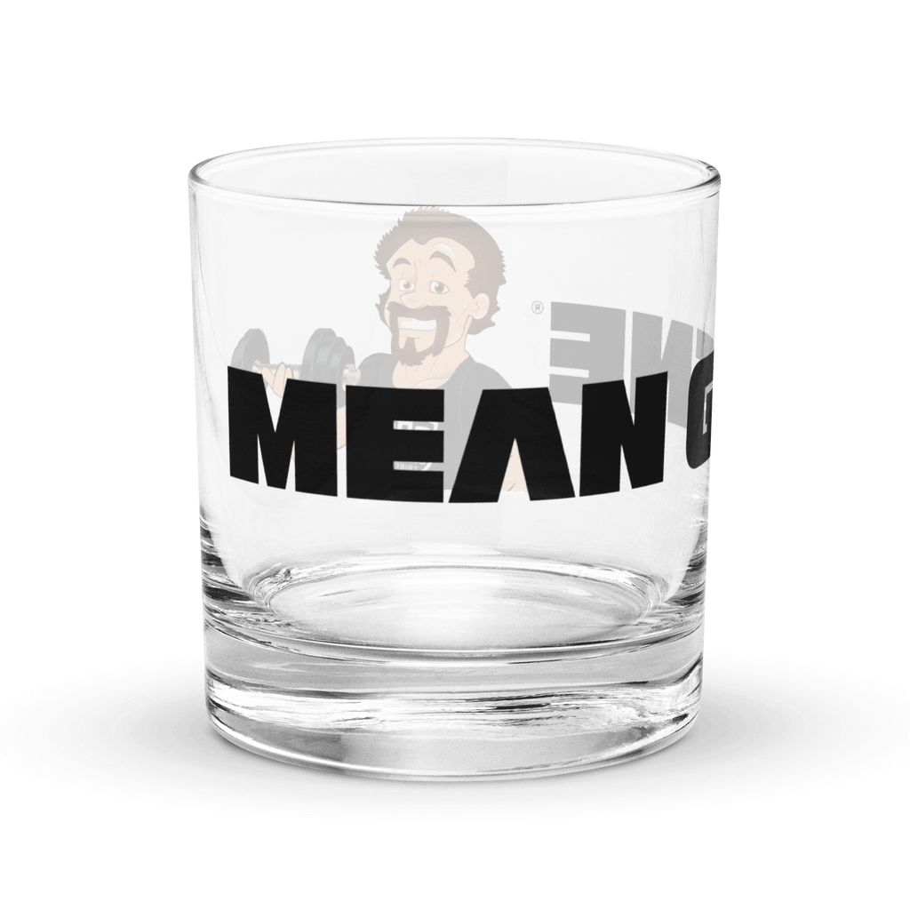 On-the-Rocks Cocktail Glass: w MEAN GENE icon