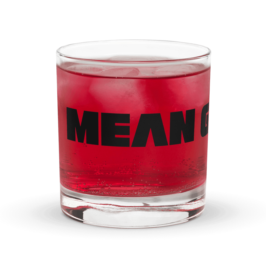 On-the-Rocks Cocktail Glass: w MEAN GENE icon