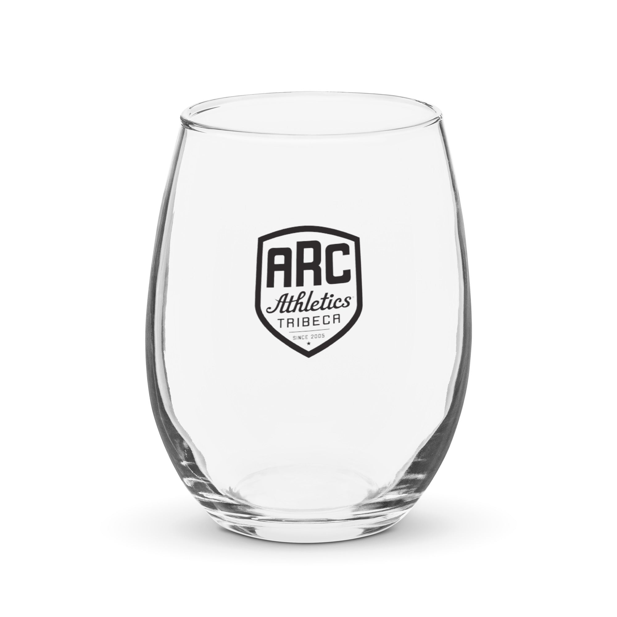 Stemless Wine Glass w ARC logo