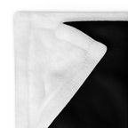 Throw Blanket: Black w MEAN GENE logo