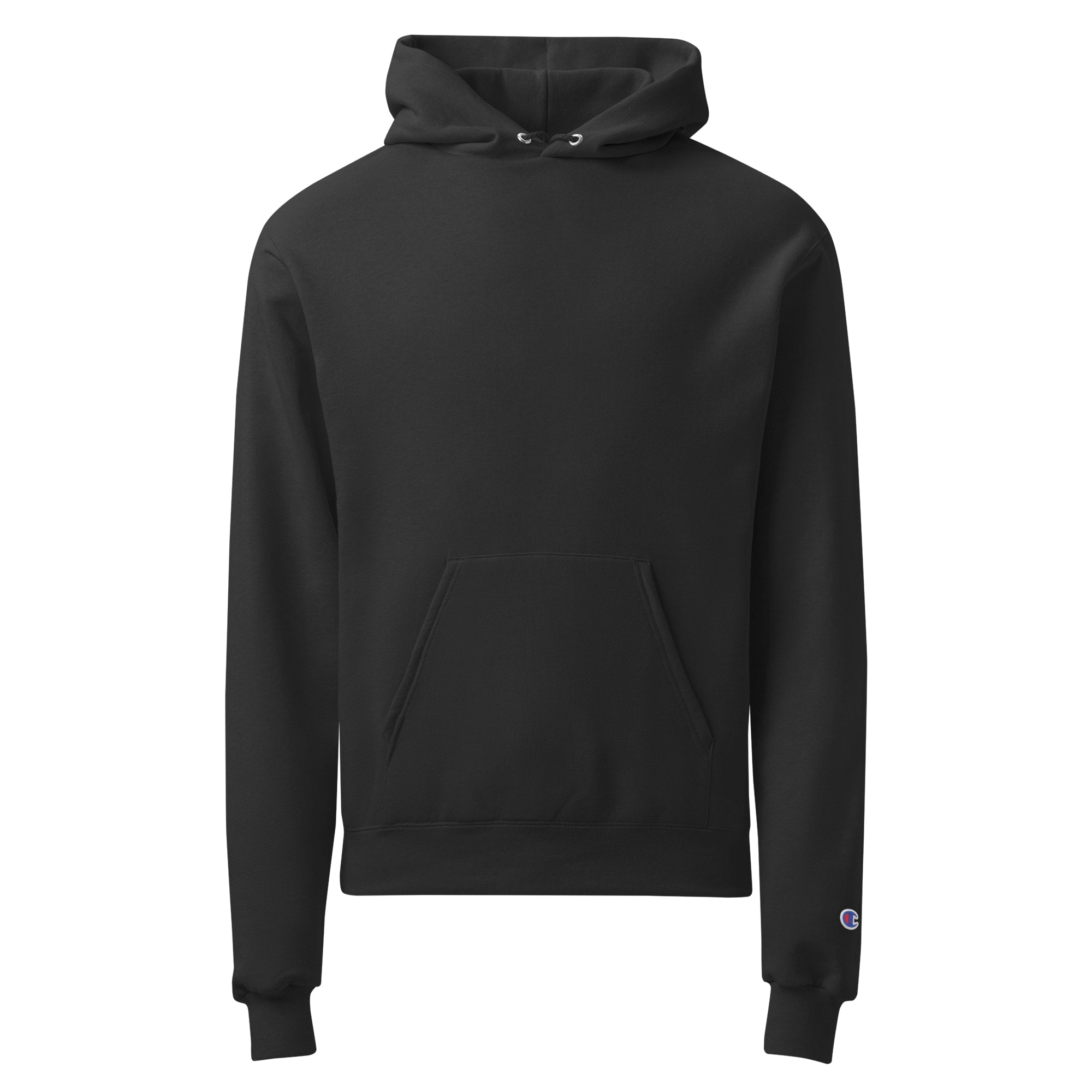 Unisex Champion Hoodie: Black w MEAN GENE logo