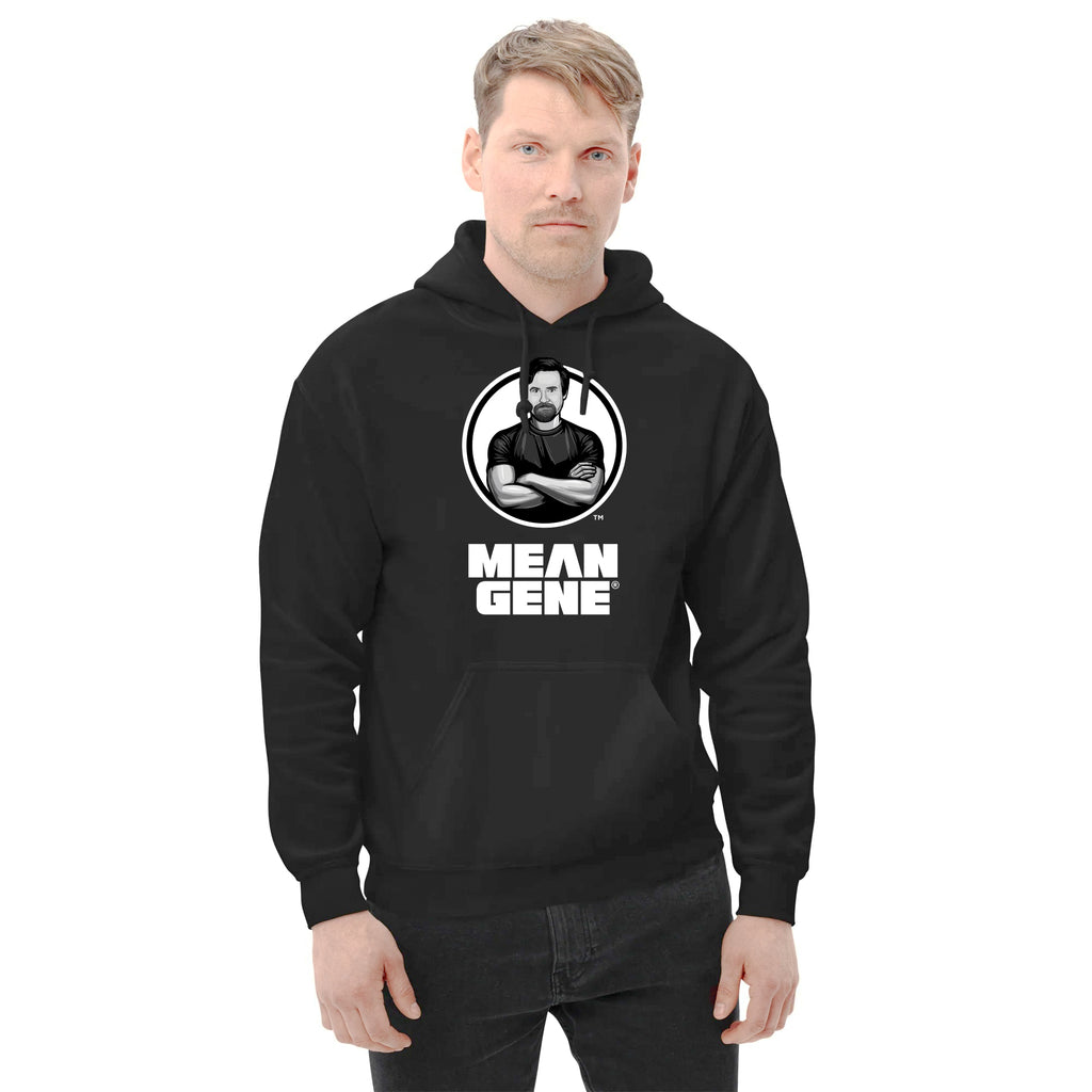 Unisex Heavy Blend Hoodie: Black w MEAN GENE logo
