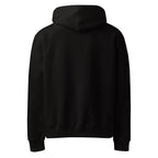 Oversized Heavyweight Hoodie: Black w STRONGMAN GENE logo